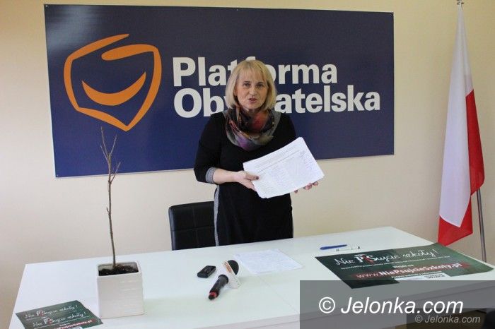 Jelenia Góra: Tysiące podpisów za referendum ws. oświaty
