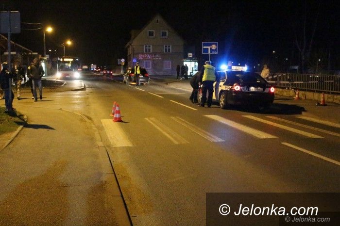 Jelenia Góra: Potrącenie pieszej w Cieplicach. Kobieta zmarła (aktualizacja)