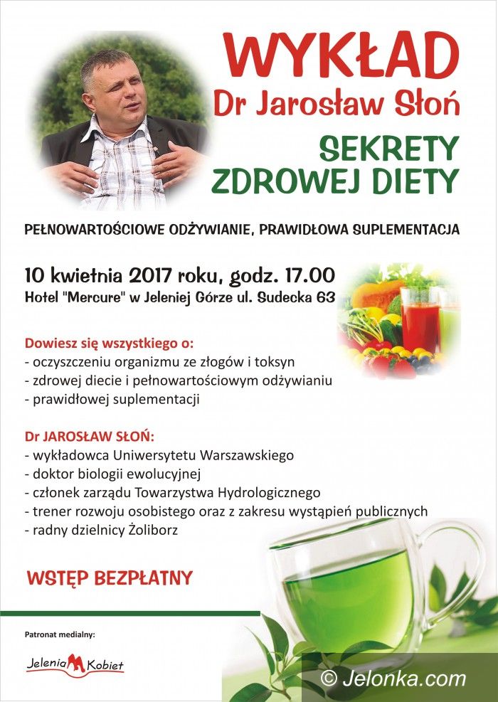 Jelenia Góra: Wykład o sekretach zdrowej diety