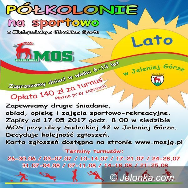 Jelenia Góra: MOS zaprasza na półkolonie na sportowo