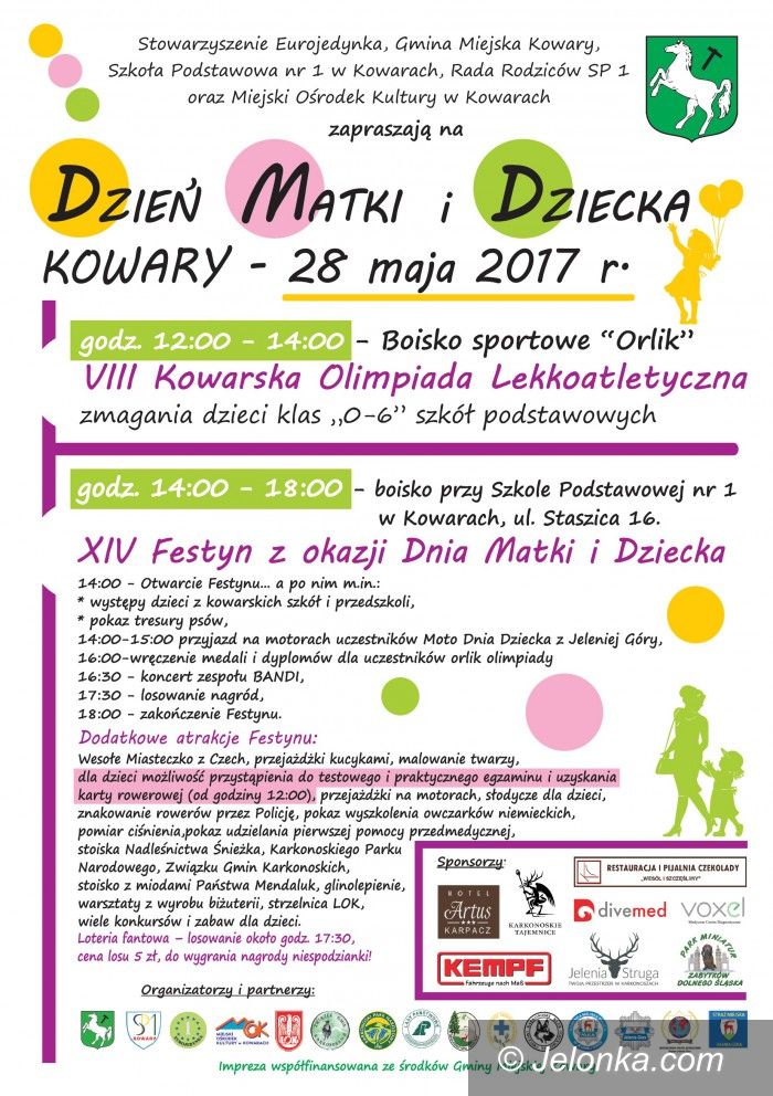 Kowary: Festyn z okazji Dnia Matki i Dnia Dziecka w Kowarach
