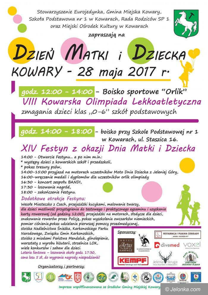 Kowary: Festyn z okazji Dnia Matki i Dnia Dziecka w Kowarach