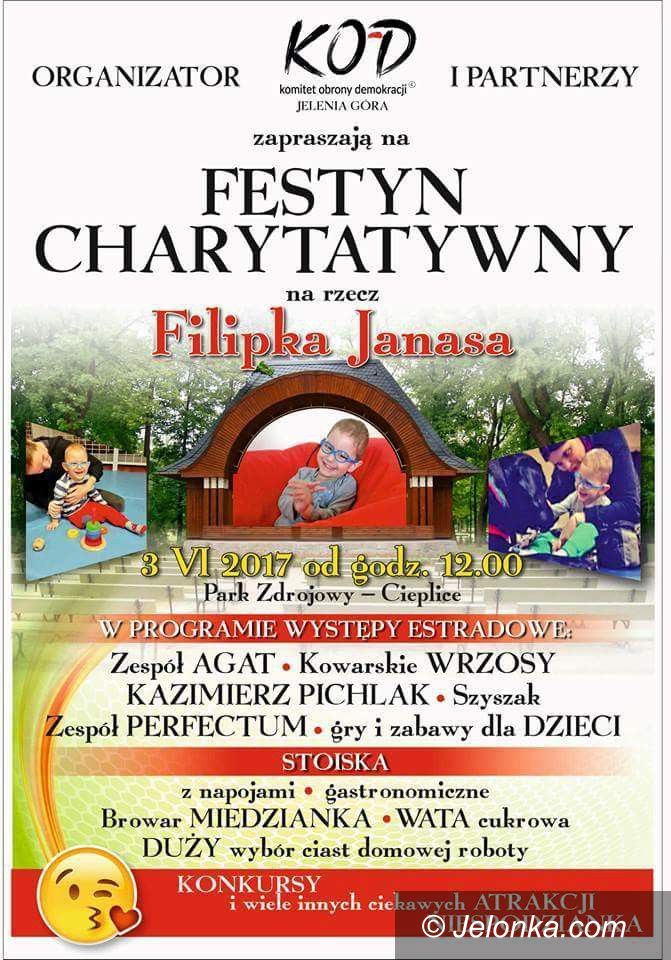 Jelenia Góra: Festyn charytatywny dla Filipka w sobotę
