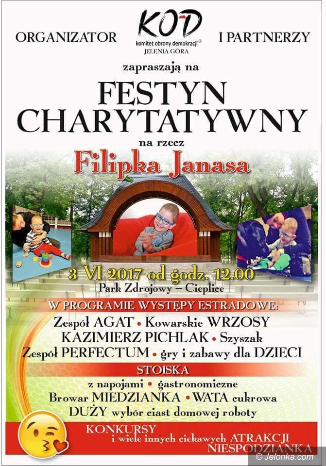 Jelenia Góra: Festyn charytatywny dla Filipka w sobotę