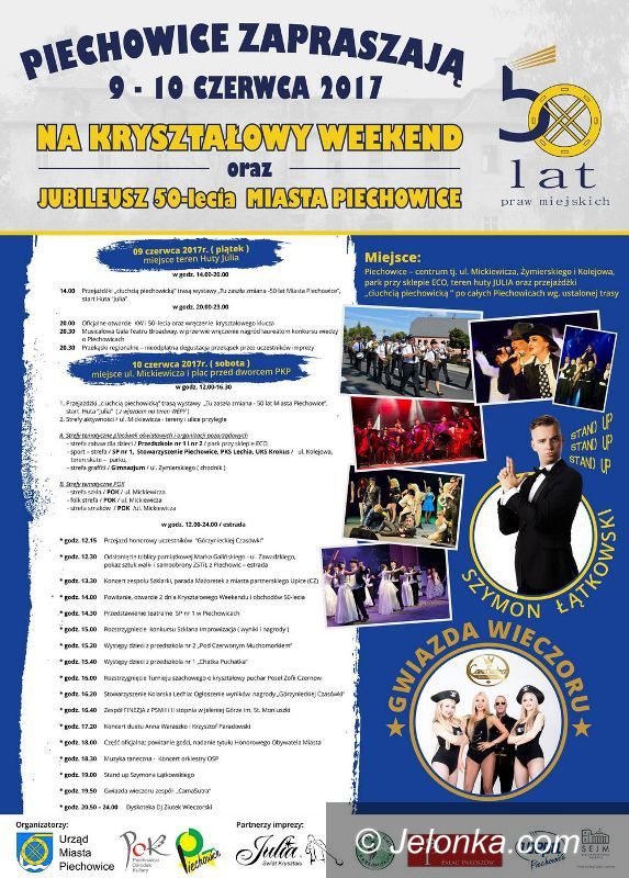 Piechowice: Kryształowy Weekend i 50–lecie miasta Piechowice
