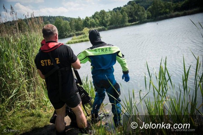 Jelenia Góra: Akcja poszukiwawcza w zalewie przy Orkana (aktualizacja)