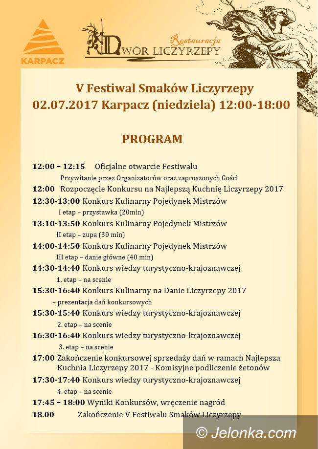 Karpacz: Festiwal Smaków Liczyrzepy i Jarmark Ducha Gór