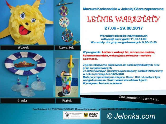 Jelenia Góra: Wakacyjne warsztaty w muzeum