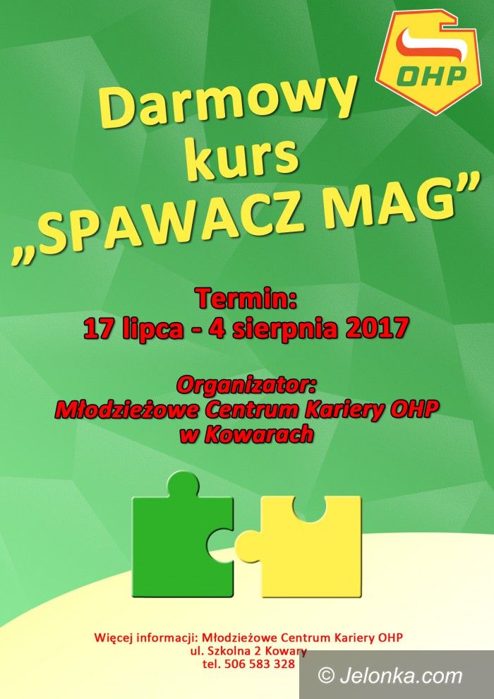 Kowary: Trwa nabór na bezpłatny kurs spawacza