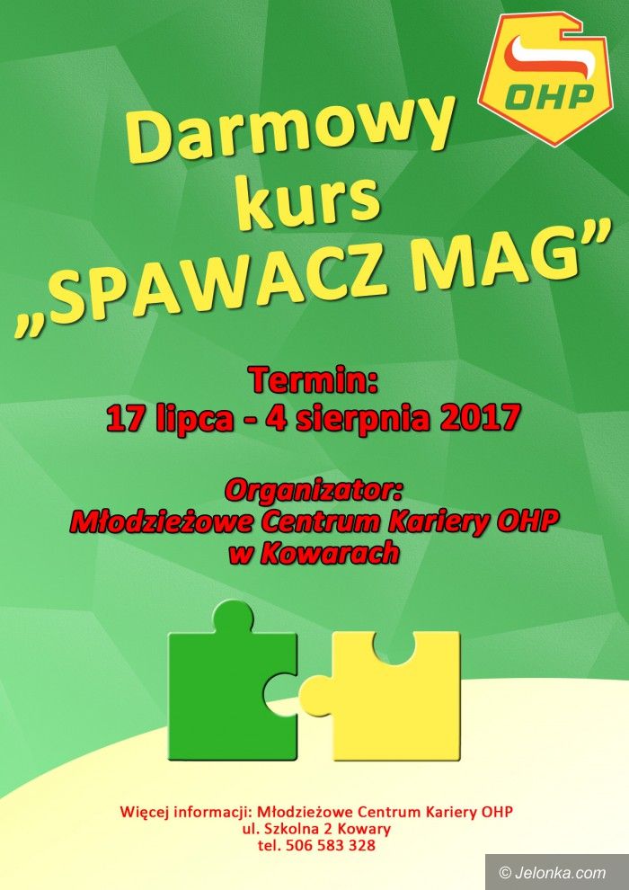 Kowary: Trwa nabór na bezpłatny kurs spawacza