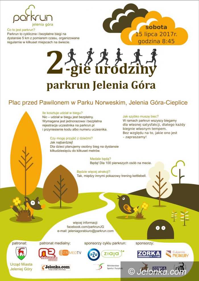 Jelenia Góra: II urodziny Parkrun Jelenia Góra – jutro