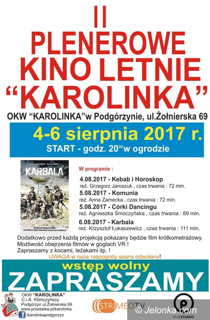 Podgórzyn: Kino „pod chmurką” w Podgórzynie