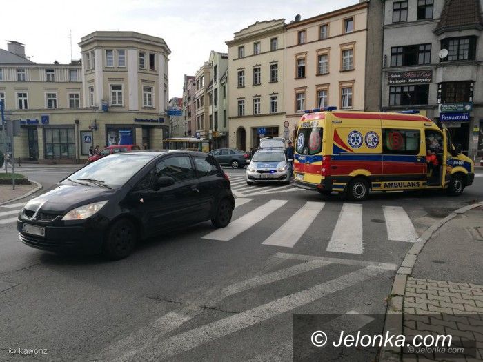 Jelenia Góra: Potrącenie pieszego na pasach