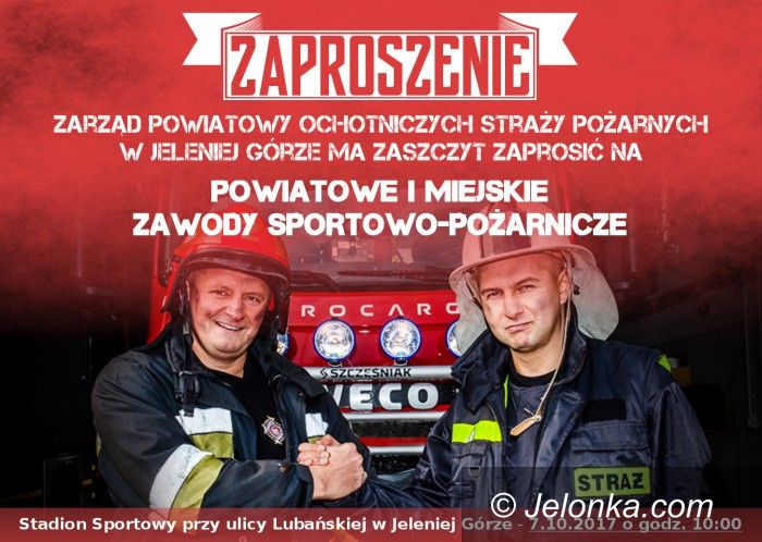 Jelenia Góra: Widowiskowe zawody strażaków – w sobotę