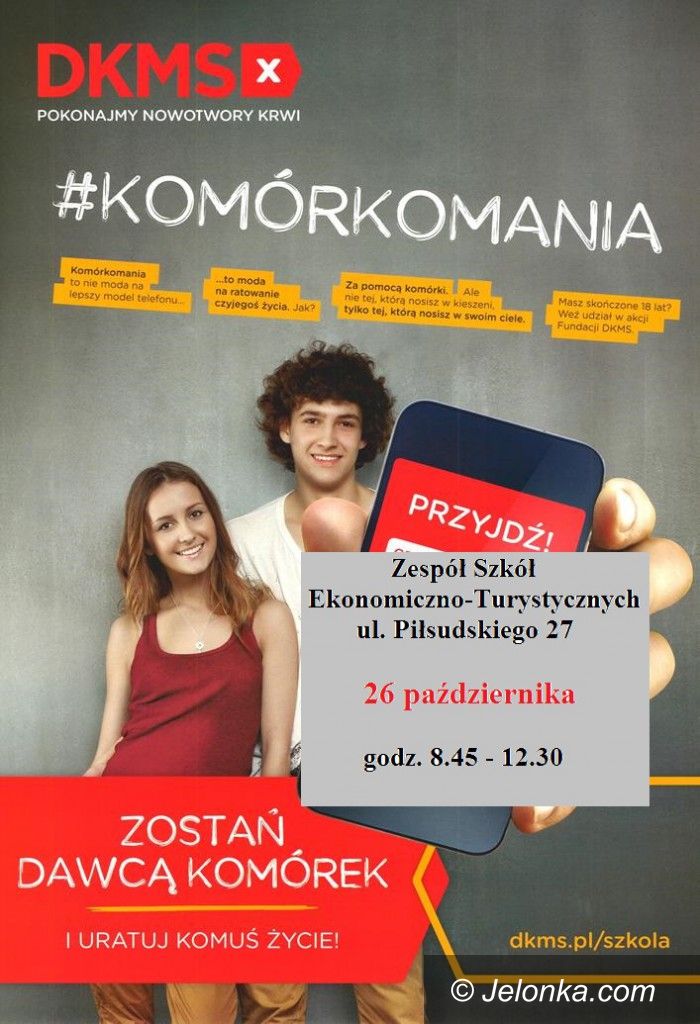 Jelenia Góra: Dzień Dawcy Szpiku dzisiaj w Ekonomie