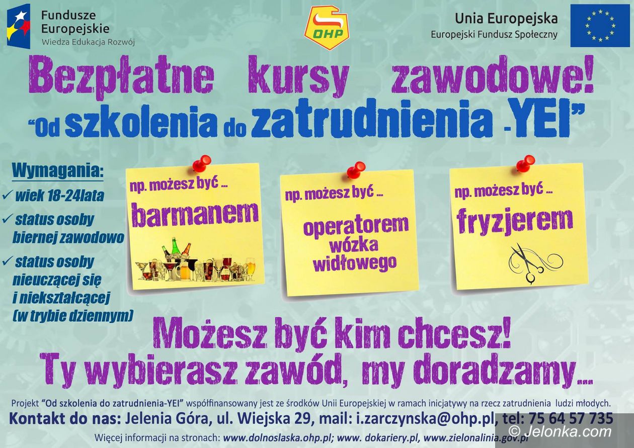 Jelenia Góra: Szansa na ciekawy zawód. Skorzystaj!