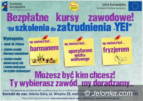 Region: Bezpłatne szkolenia szansą na dobrą pracę