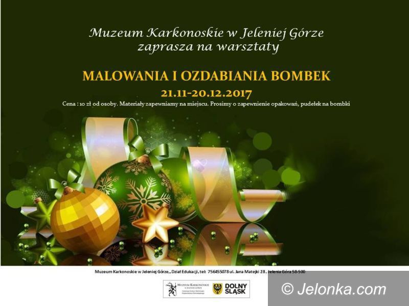 Jelenia Góra: Warsztaty malowania i ozdabiania bombek