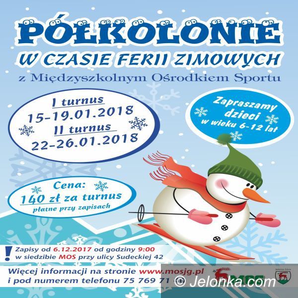 Jelenia Góra: Półkolonie z MOS–em. Ruszają zapisy!