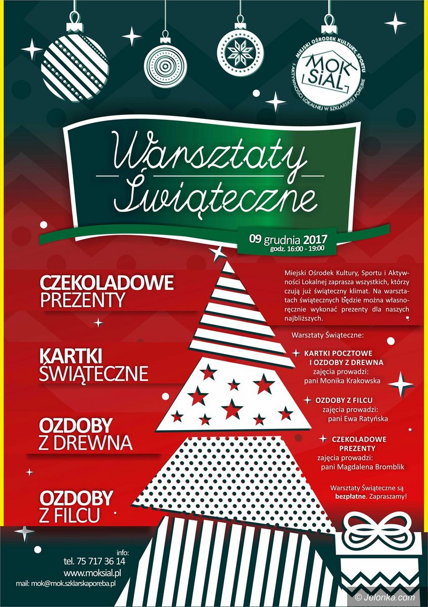 Szklarska Poręba: Świąteczne warsztaty pod Szrenicą