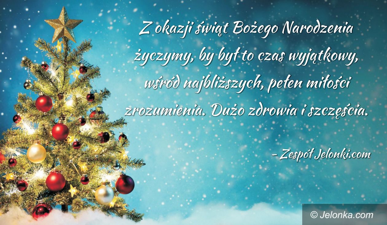 Jelenia Góra: Szczęśliwych, radosnych świąt!