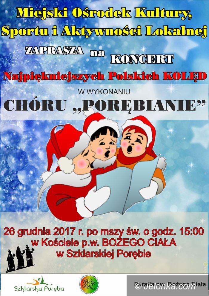Szklarska Poręba: Koncert kolęd chóru „Porębianie”