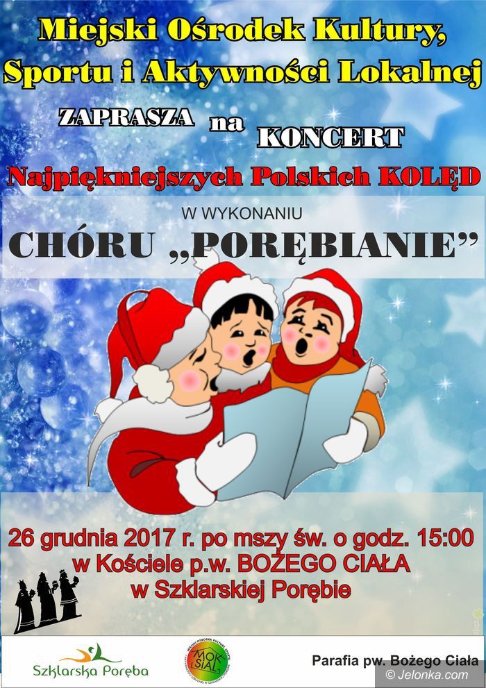 Szklarska Poręba: Koncert kolęd chóru „Porębianie”