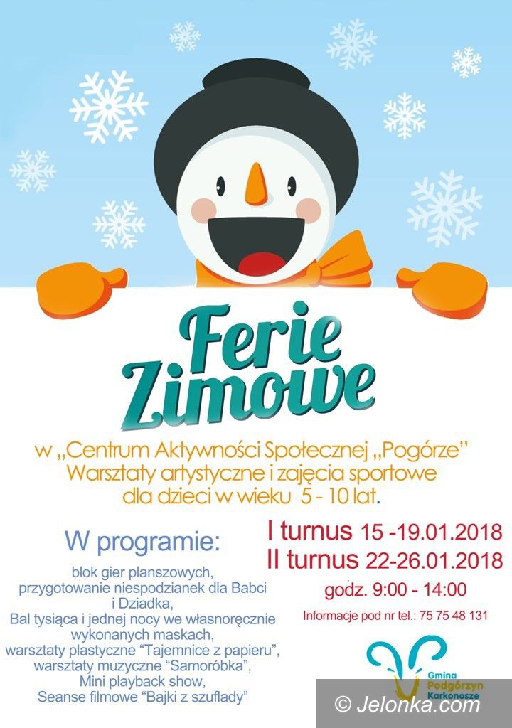 Podgórzyn: Feryjne warsztaty w Podgórzynie