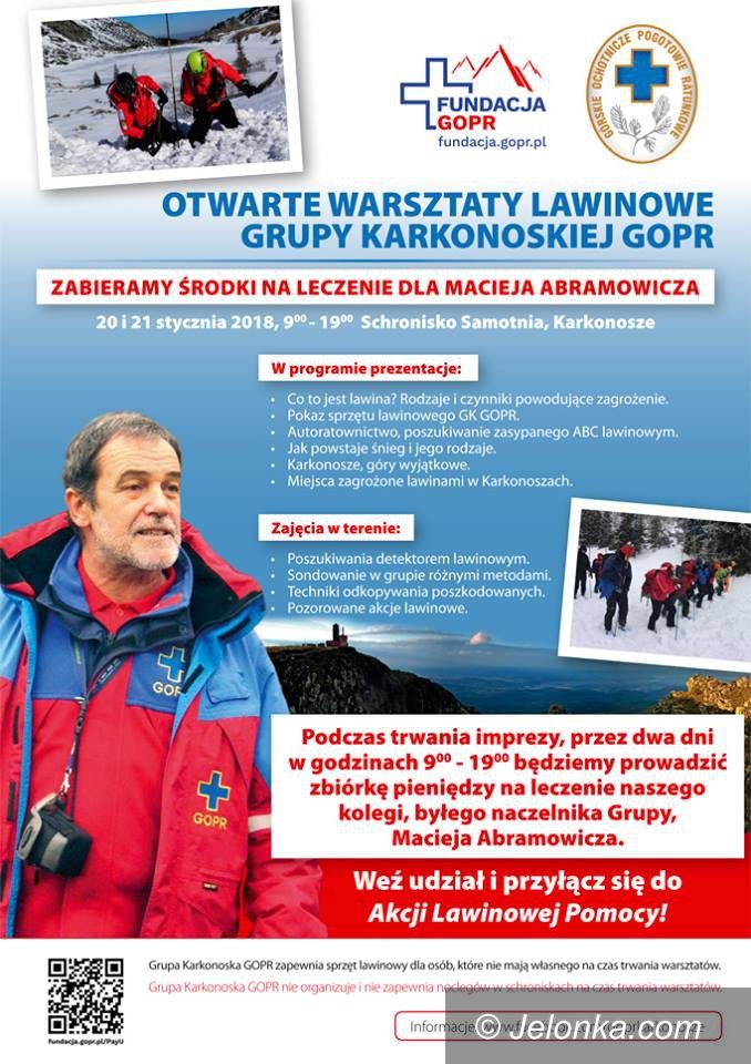 Region: Warsztaty lawinowe ze zbiórką dla byłego naczelnika