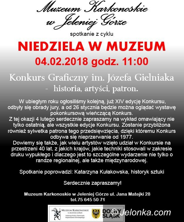 Jelenia Góra: Niedziela w Muzem o Konkursie im. Gielniaka