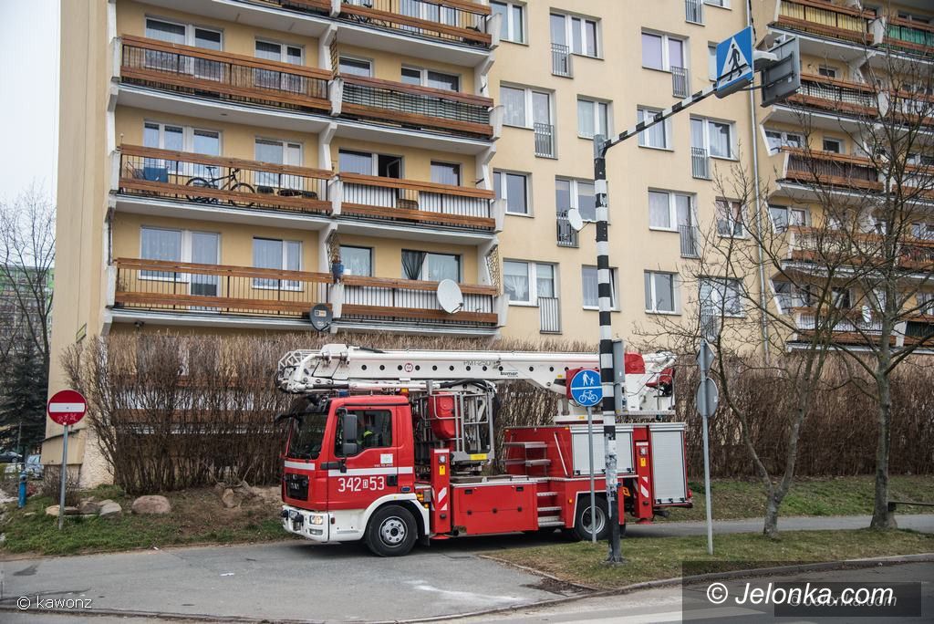 Jelenia Góra: Akcja strażacka na Zabobrzu