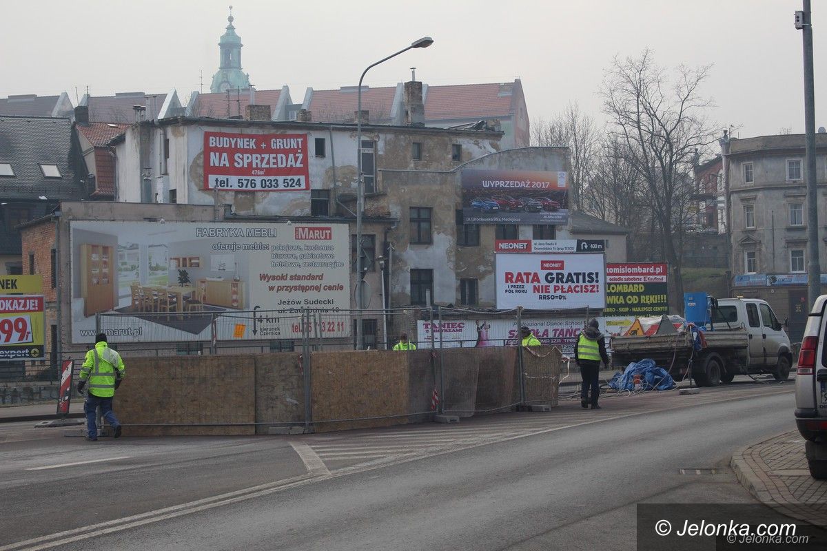 Jelenia Góra: Utrudnienia w ruchu na Podwalu