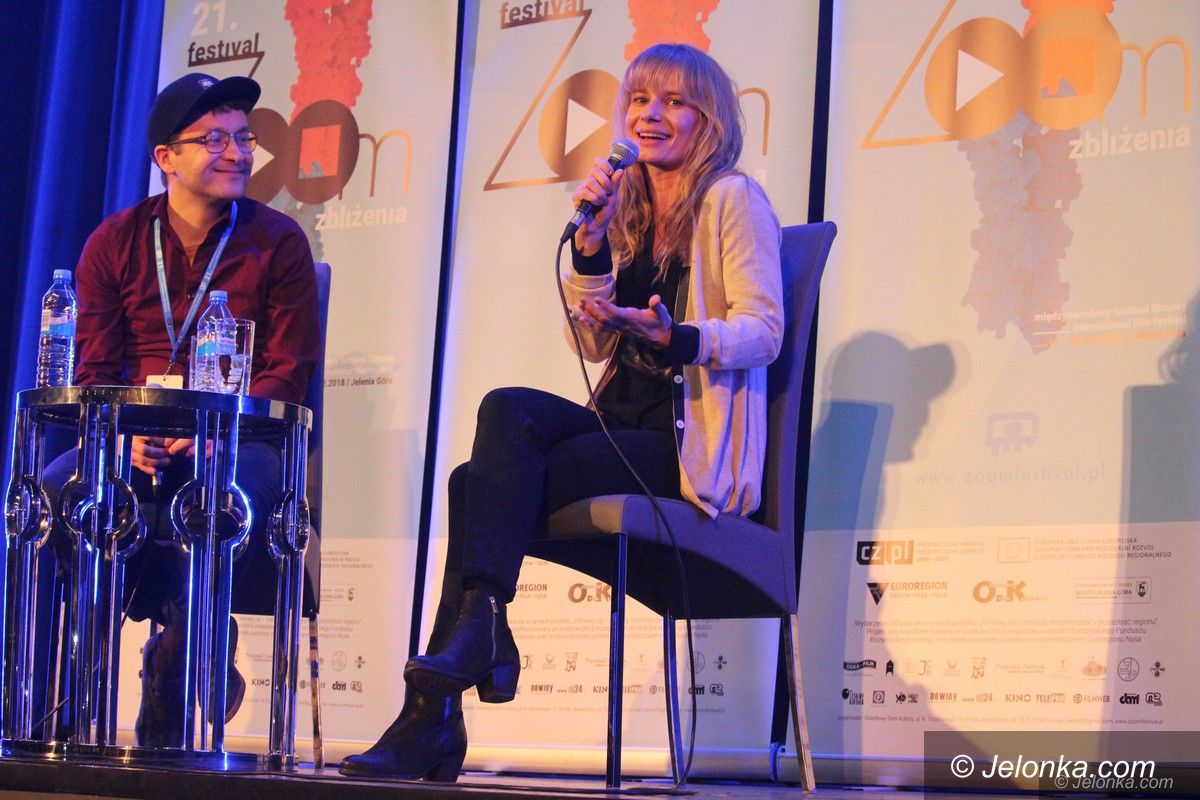 Jelenia Góra: Magdalena Cielecka gościła na festiwalu ZOOM