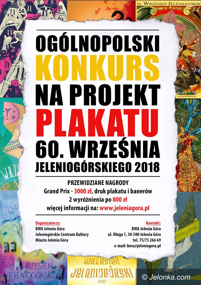 Jelenia Góra: Konkurs na plakat Września Jeleniogórskiego 2018