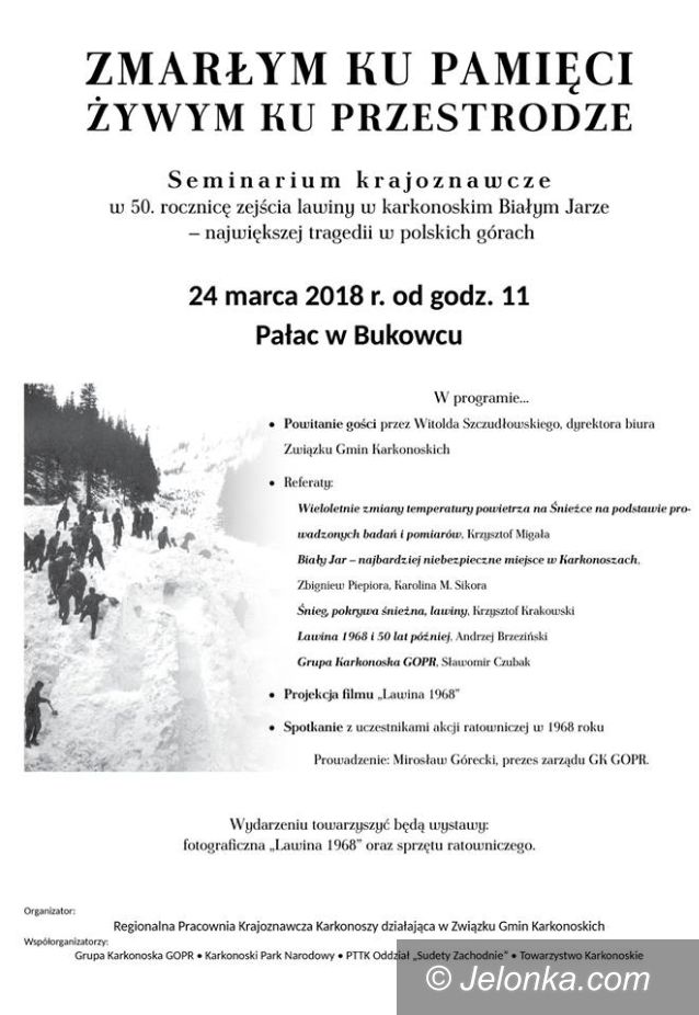 Region: Seminarium w rocznicę tragicznej lawiny