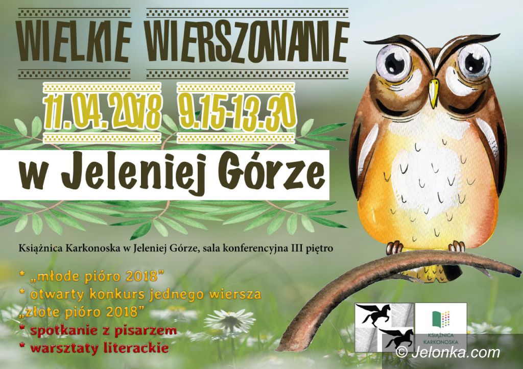 Jelenia Góra: Wielkie wierszowanie w Książnicy Karkonoskiej