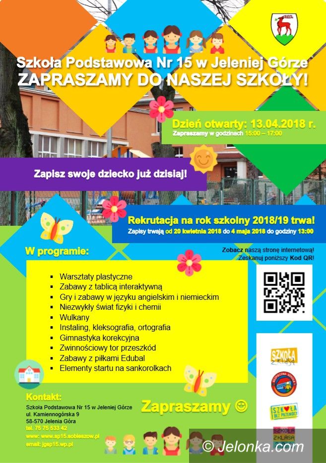 Jelenia Góra: Dzień otwarty w SP 15 – w piątek
