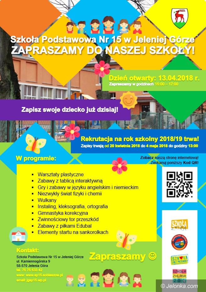 Jelenia Góra: Dzień otwarty w SP 15 – w piątek
