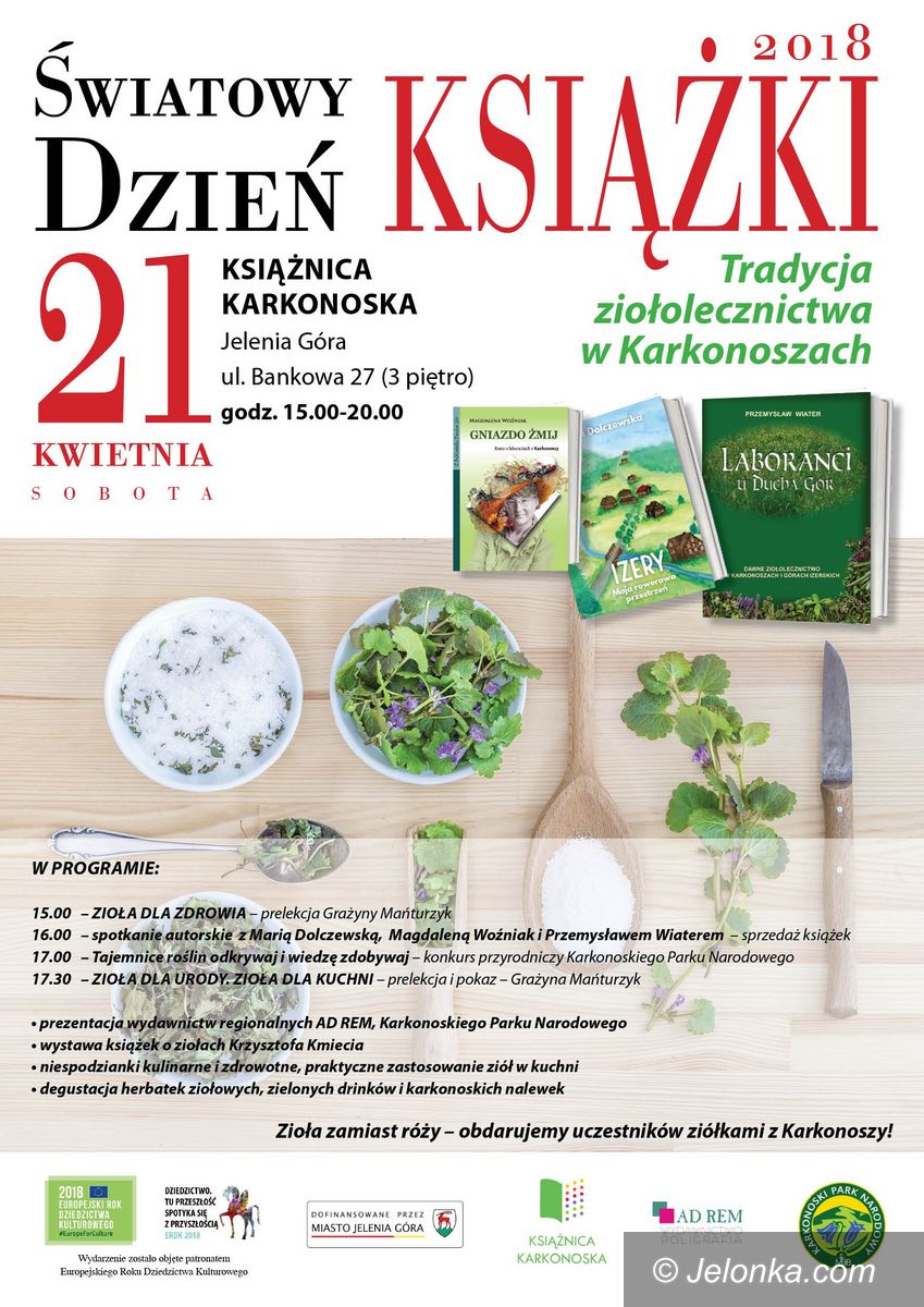 Jelenia Góra: Światowy Dzień Książki w sobotę w Książnicy