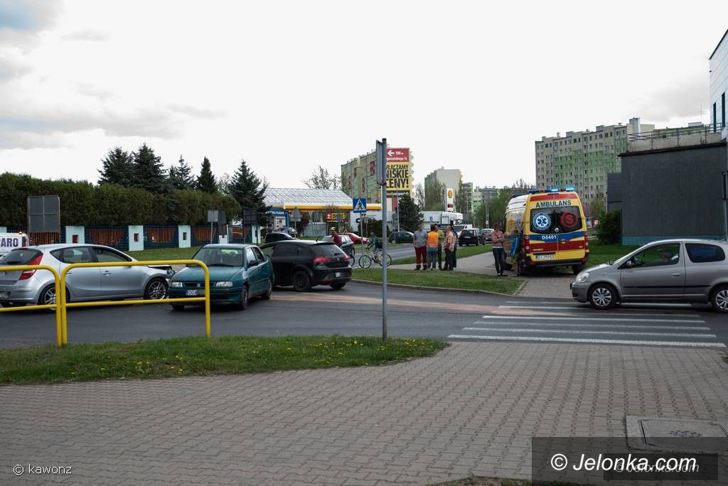 Jelenia Góra: Kolizja obok jeleniogórskiego ZUS–u