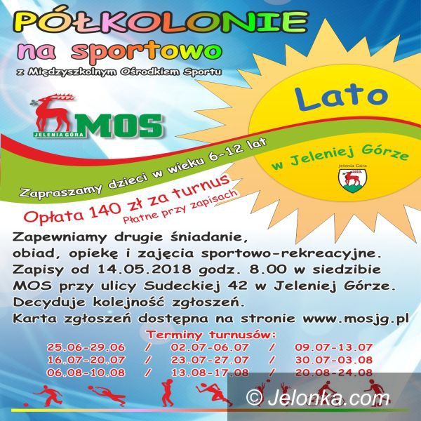 Jelenia Góra: MOS zaprasza na Półkolonie na Sportowo!
