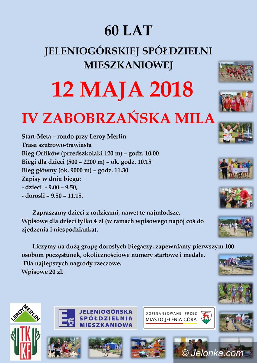 Jelenia Góra: IV Zabobrzańska Mila – już jutro!
