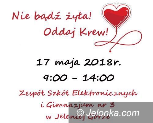 Jelenia Góra: Akcja „Nie bądź żyła, oddaj krew”