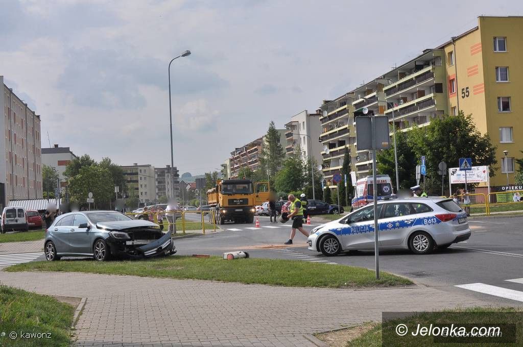 Jelenia Góra: Znów kolizja koło ZUS–u