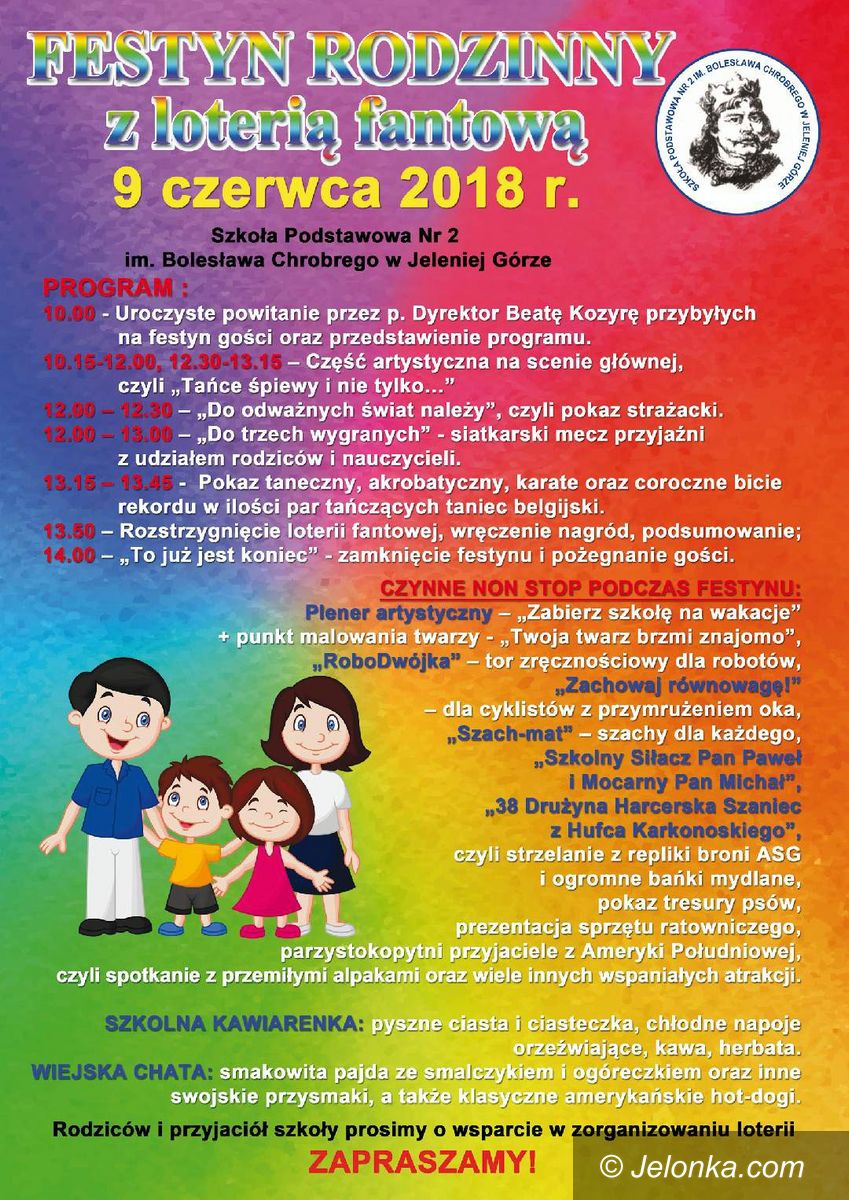 Jelenia Góra: Festyn Rodzinny Dwójki w sobotę