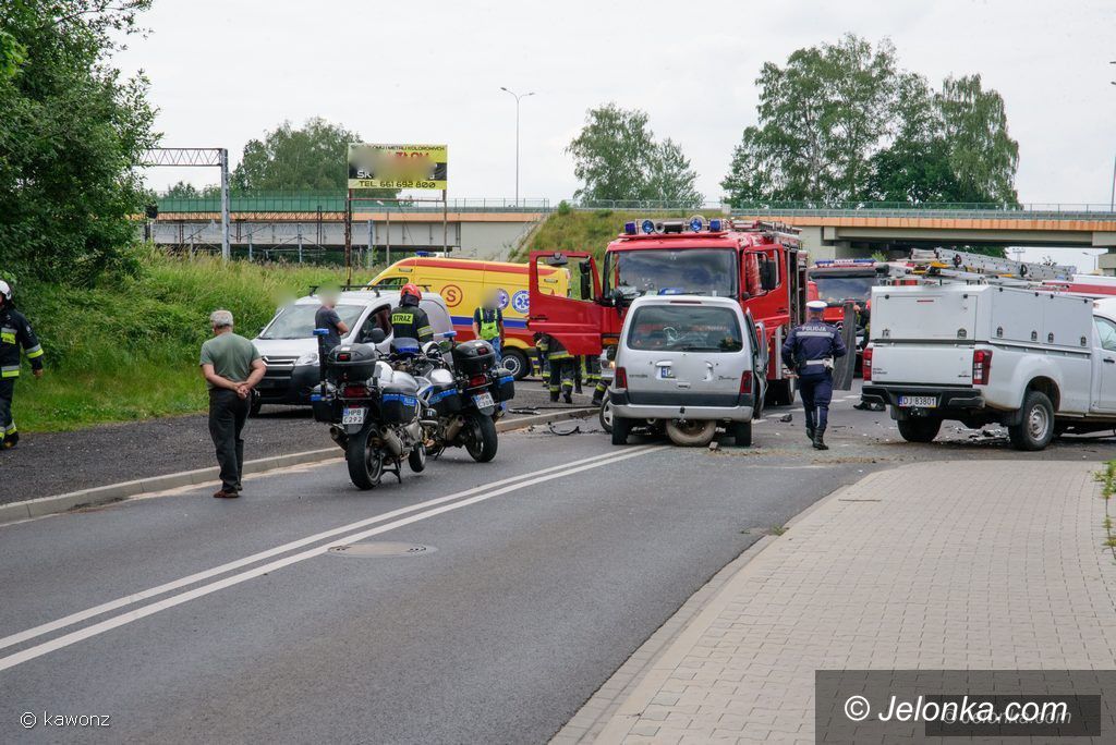 Jelenia Góra: Kolizja na Łomnickiej