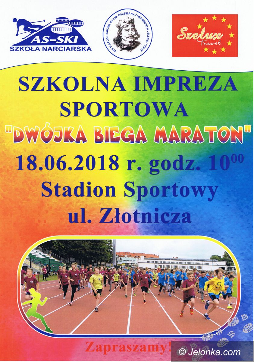 Jelenia Góra: „Dwójka” biega maraton