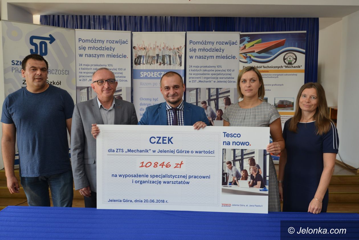 Jelenia Góra: Klienci Tesco wsparli "Mechanika”
