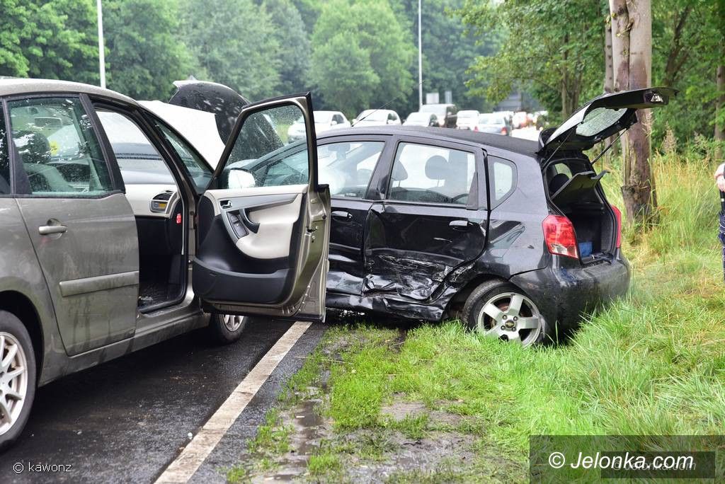 Jelenia Góra: Wypadek na Sudeckiej