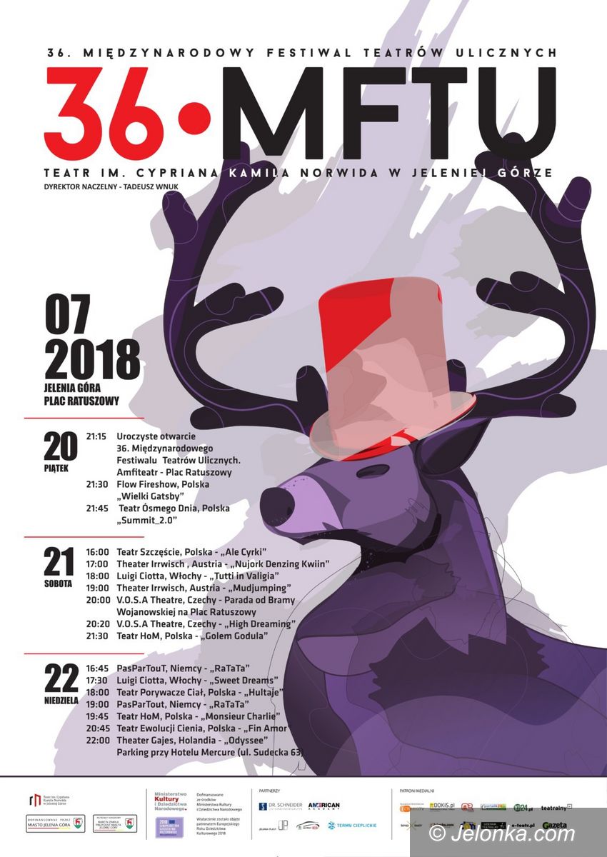 Jelenia Góra: 36. Międzynarodowy Festiwal Teatrów Ulicznych